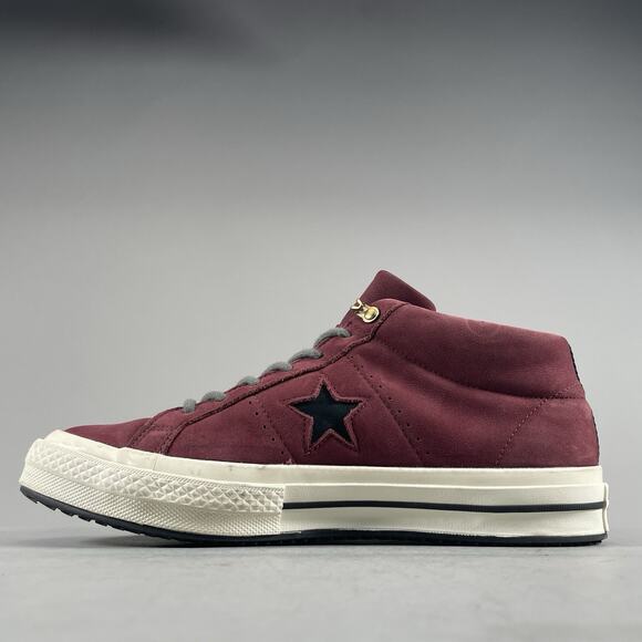 Converse One Star Counter Climate Men’s 10 Red Suede Mid Top Shoe Casual Sneaker - Picture 7 of 9